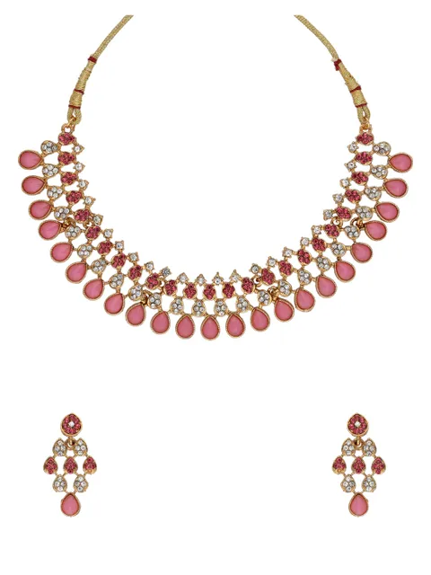 Traditional Necklace Set in Gold finish - KOT73