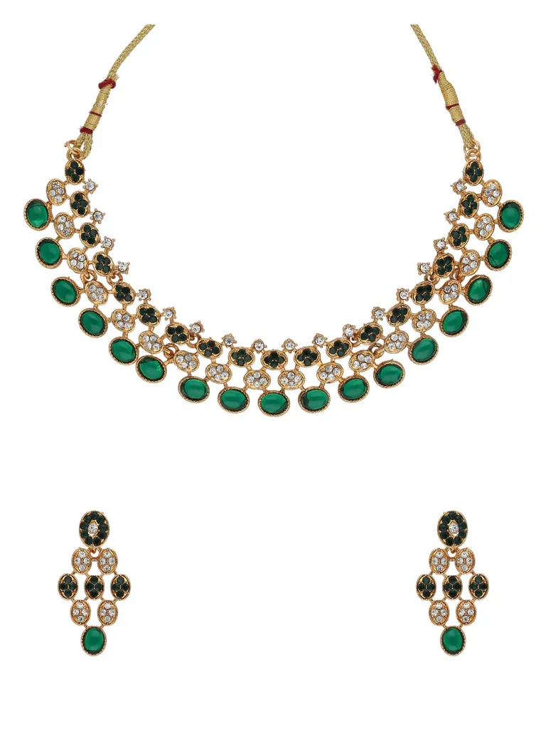 Traditional Necklace Set in Gold finish - KOT71