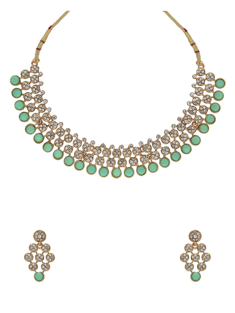 Traditional Necklace Set in Gold finish - KOT68
