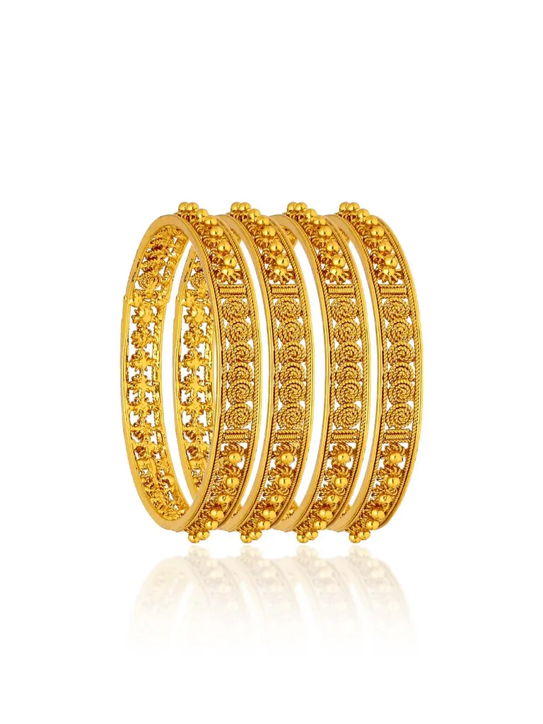 Antique Bangles in Gold finish - AMN295