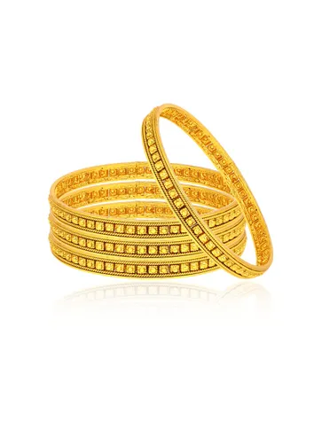 Antique Bangles in Gold finish - AMN375
