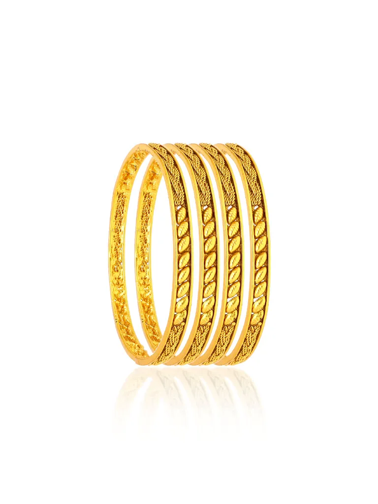 Antique Bangles in Gold finish - AMN395