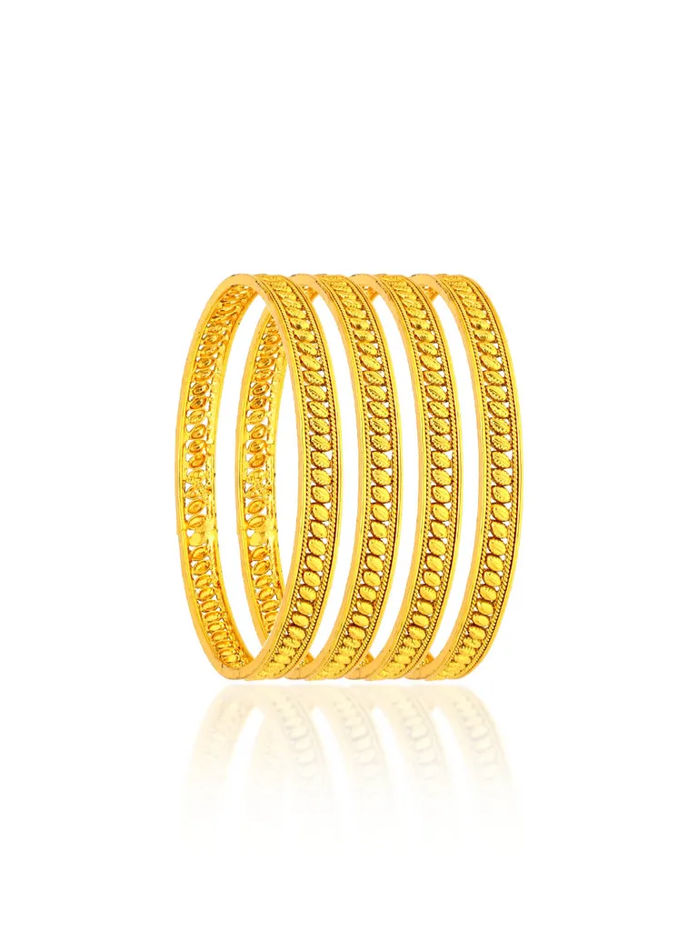 Antique Bangles in Gold finish - AMN398