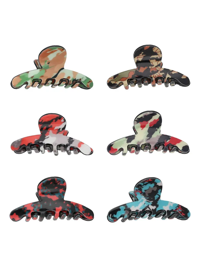 Printed Butterfly Clip in Assorted color - CNB35573