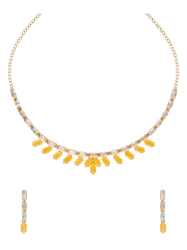 Western Necklace Set in Gold finish - PAV438