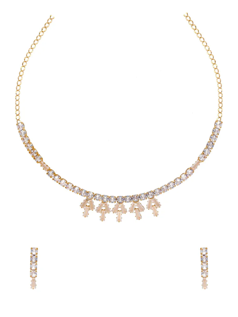 Western Necklace Set in Gold finish - PAV445