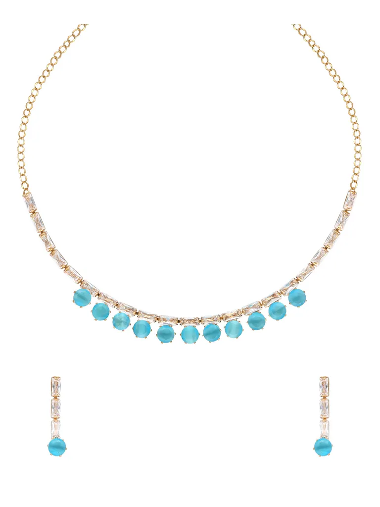 Western Necklace Set in Gold finish - PAV439