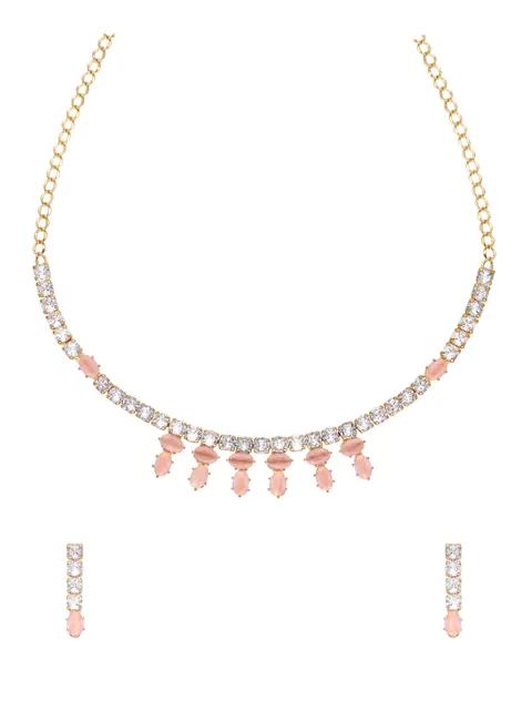 Western Necklace Set in Gold finish - PAV442