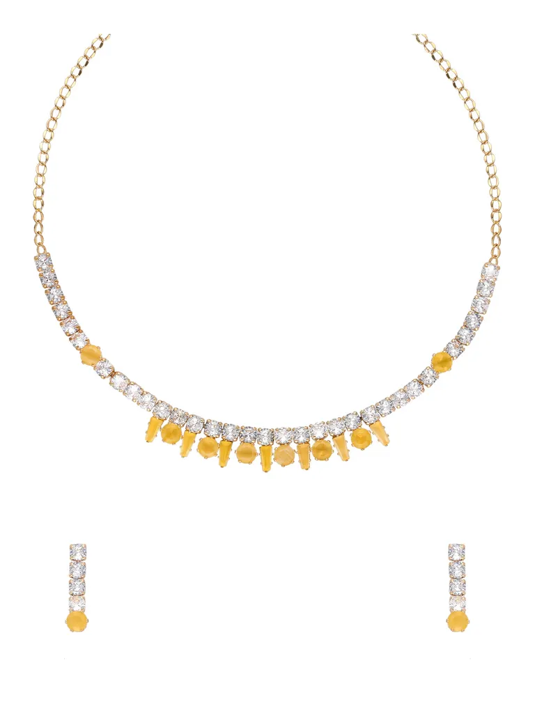 Western Necklace Set in Gold finish - PAV441