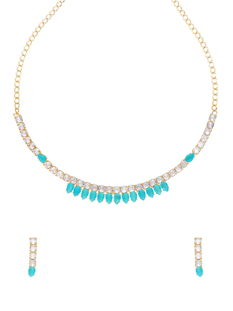 Western Necklace Set in Gold finish - PAV444