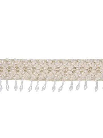 Traditional Waist Belt in White color - KESG6