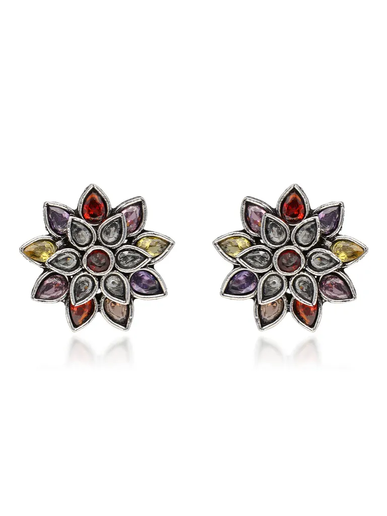 Oxidised Tops / Studs in Multicolor color - CNB35288