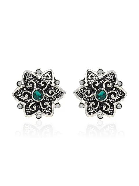 Tops / Studs in Oxidised Silver finish - SSA141