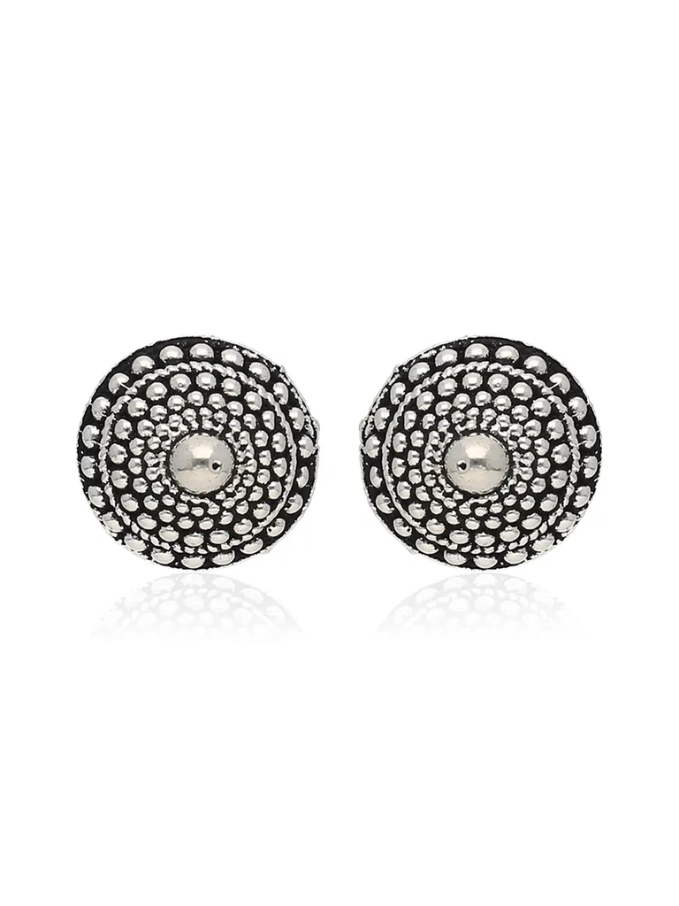 Tops / Studs in Oxidised Silver finish - SSA151
