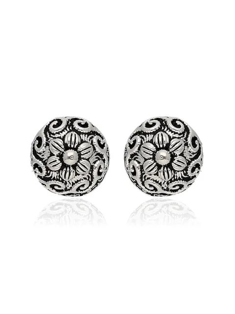 Tops / Studs in Oxidised Silver finish - SSA152