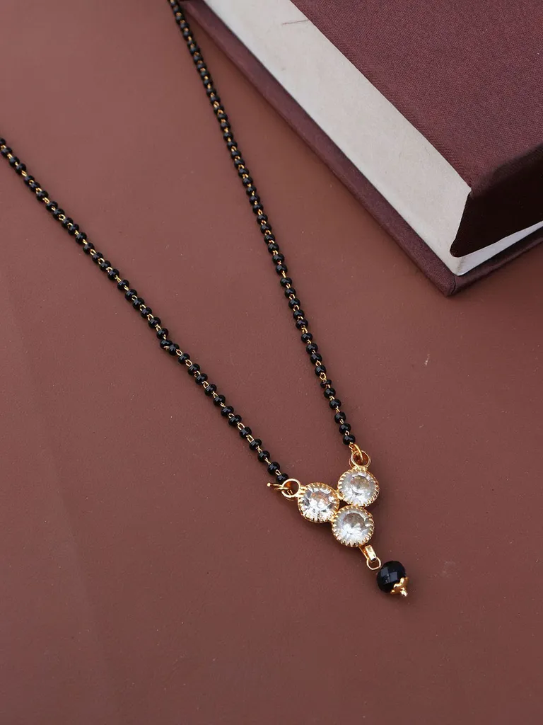 Single Line Mangalsutra in Gold finish - M5
