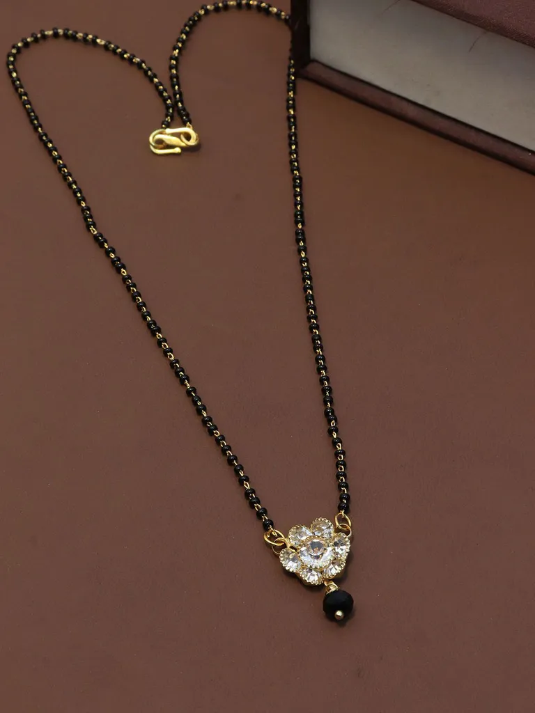 Single Line Mangalsutra in Gold finish - M277