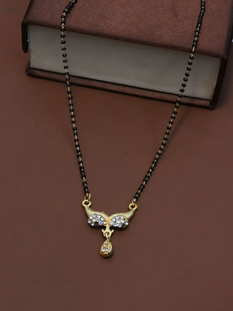 Single Line Mangalsutra in Gold finish - M307
