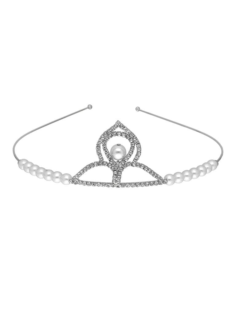 Fancy Crown in Rhodium finish - PARNS22RO