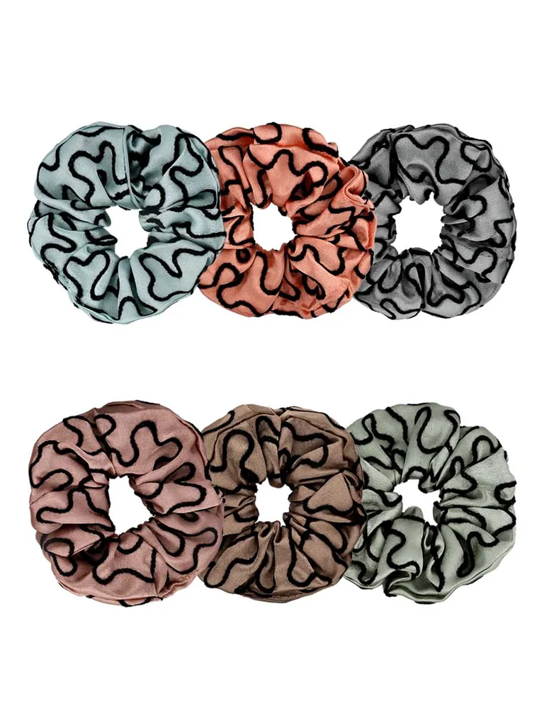 Printed Scrunchies in Assorted color - CNB38720