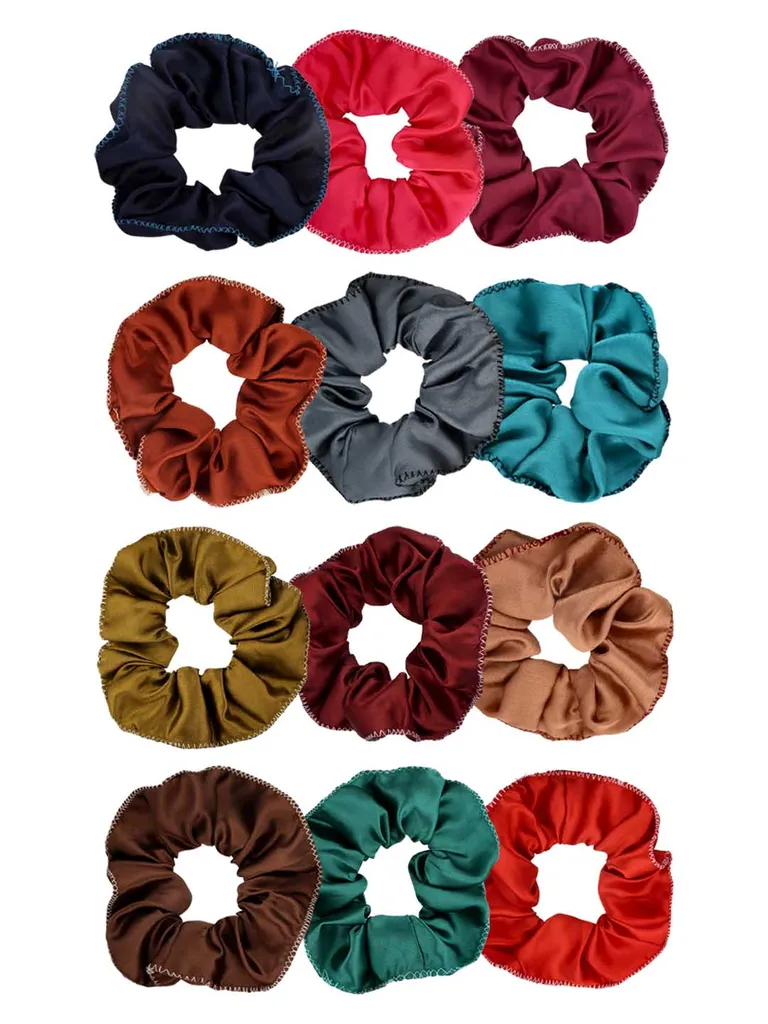 Plain Scrunchies in Assorted color - SSCRB24