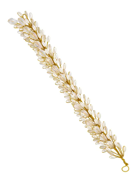 Fancy Tiara in Gold finish - ARE3573GO