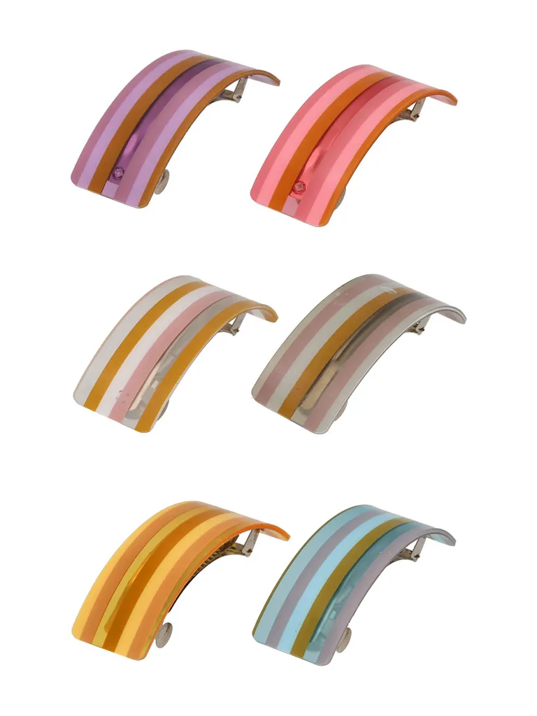 Printed Hair Clip in Assorted color - CNB39651