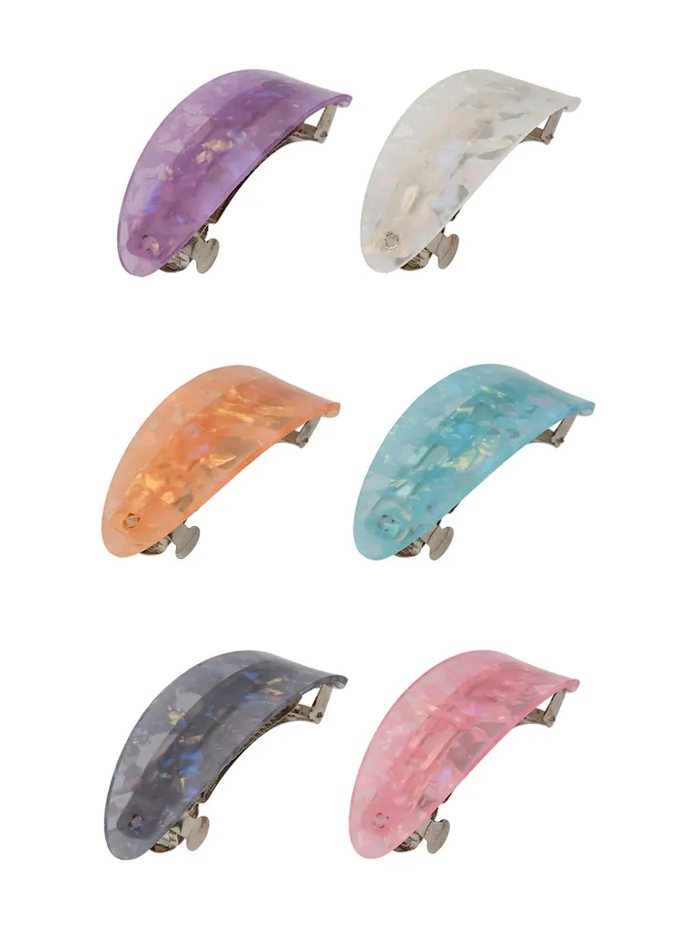 Printed Hair Clip in Assorted color - CNB39658