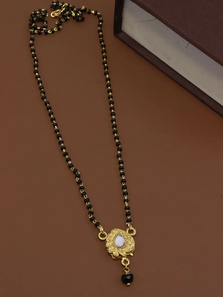 Traditional Single Line Mangalsutra in Gold finish - M53