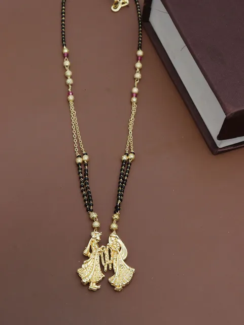Traditional Double Line Mangalsutra in Gold finish - M213