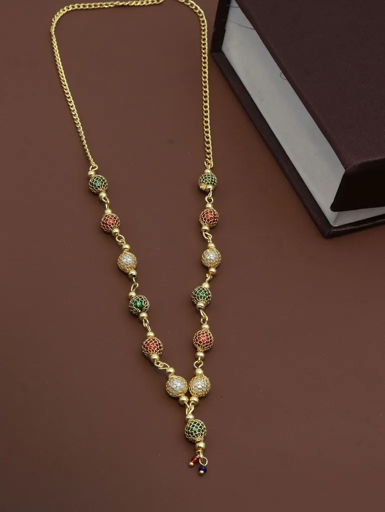 Western Necklace in Gold finish - M212