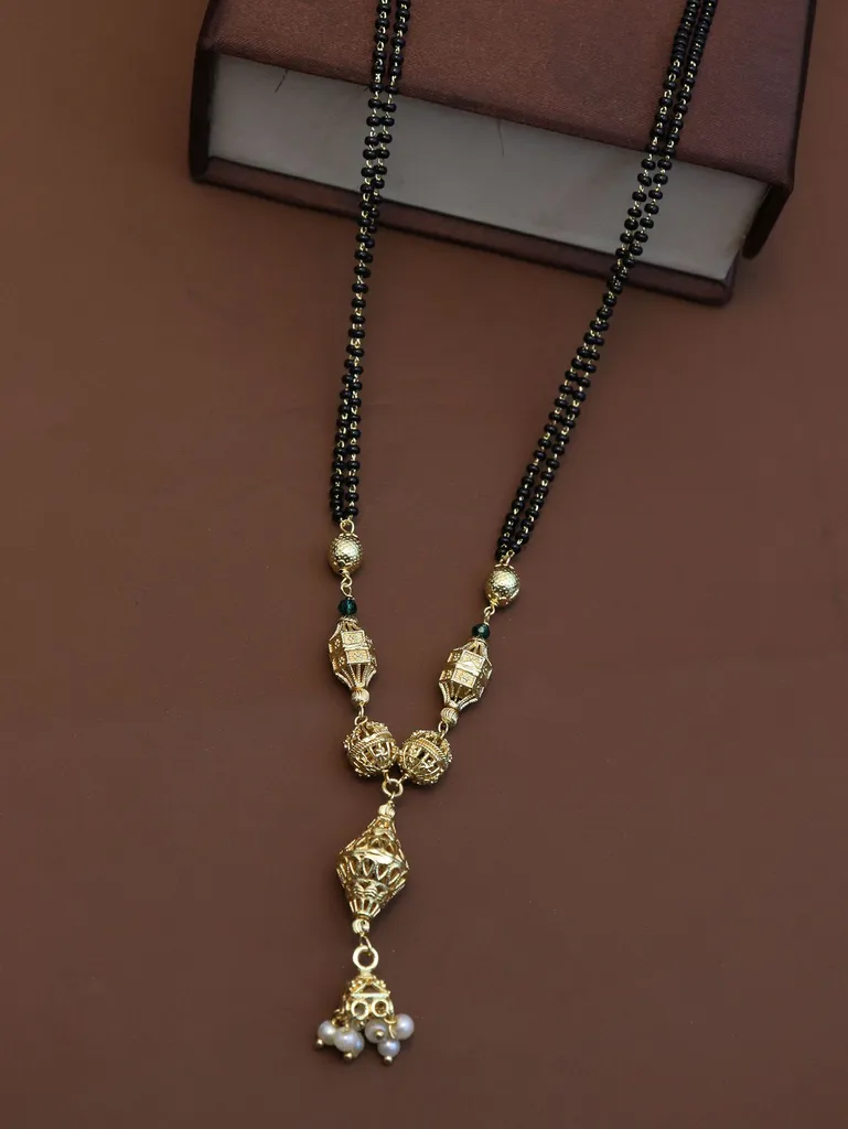Traditional Double Line Mangalsutra in Gold finish - M263