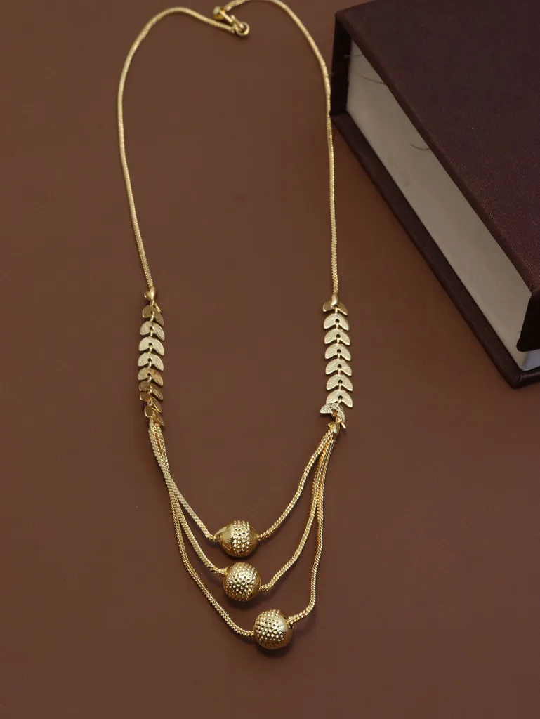 Western Necklace in Gold finish - M579