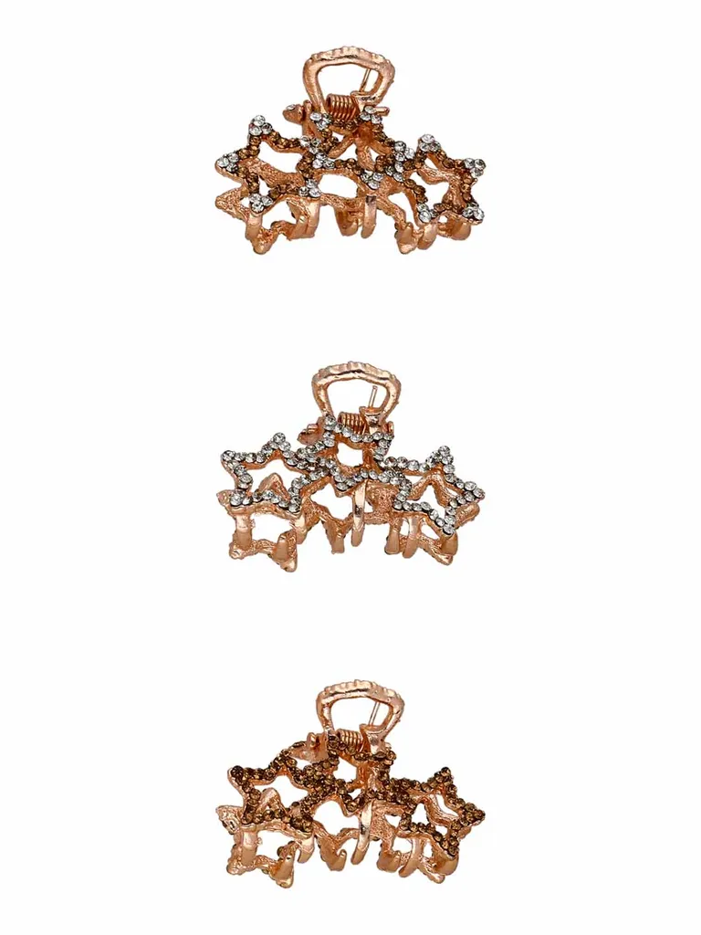Fancy Butterfly Clip in Rose Gold finish - OMS170LC