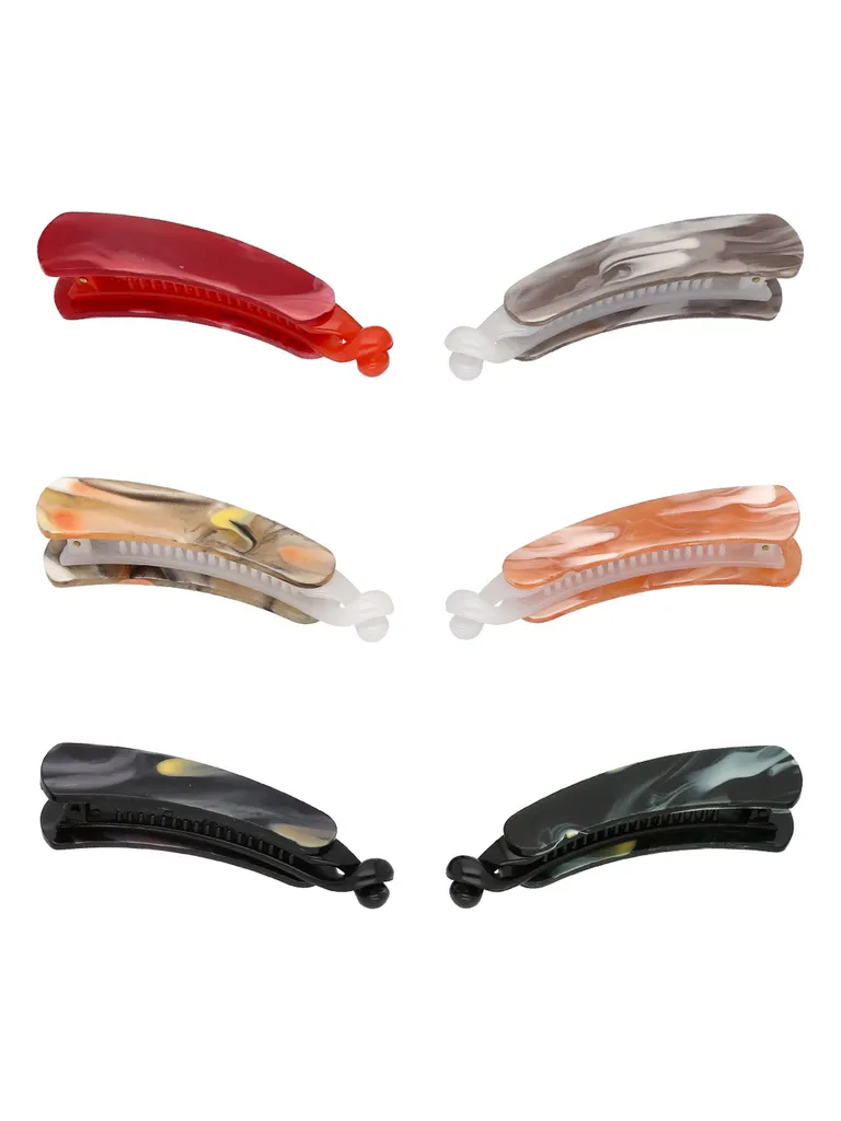 Printed Banana Clip in Assorted color - CNB39170