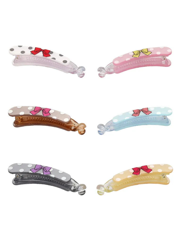 Printed Banana Clip in Assorted color - CNB39684