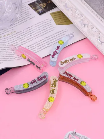 Printed Banana Clip in Assorted color - CNB39688
