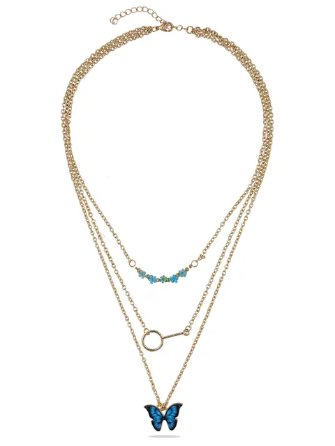 Western Necklace in Gold finish - CNB28055