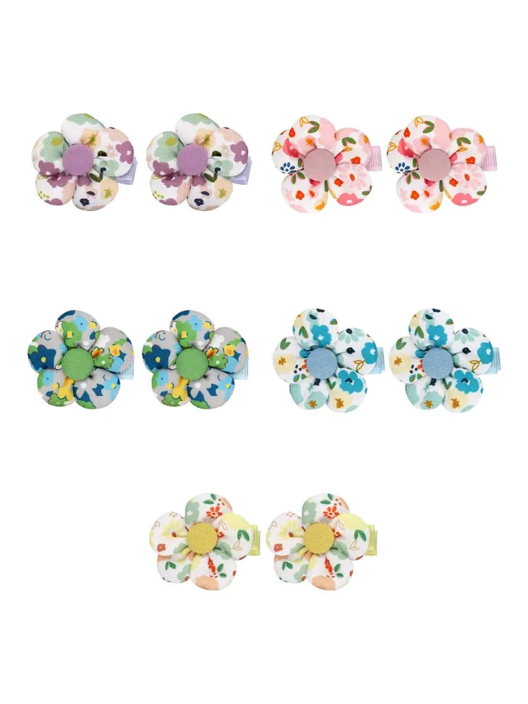 Printed Hair Clip in Assorted color - CNB39620