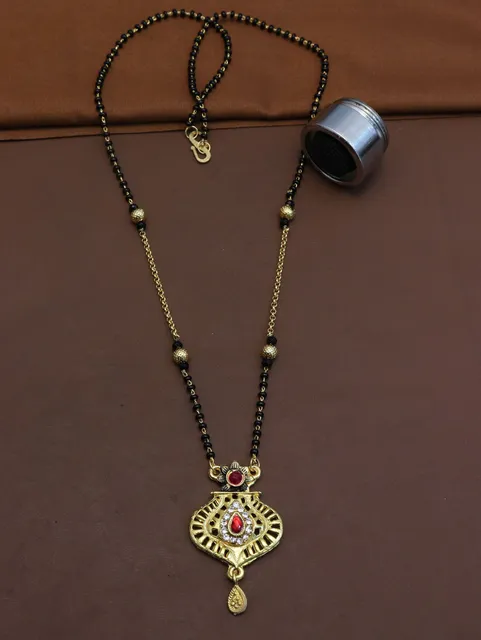 Traditional Single Line Mangalsutra in Gold finish - M920