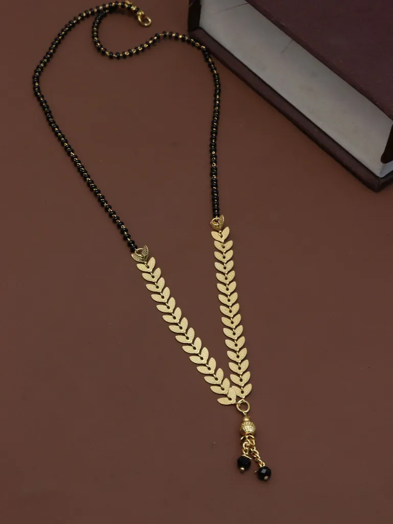 Traditional Single Line Mangalsutra in Gold finish - M432