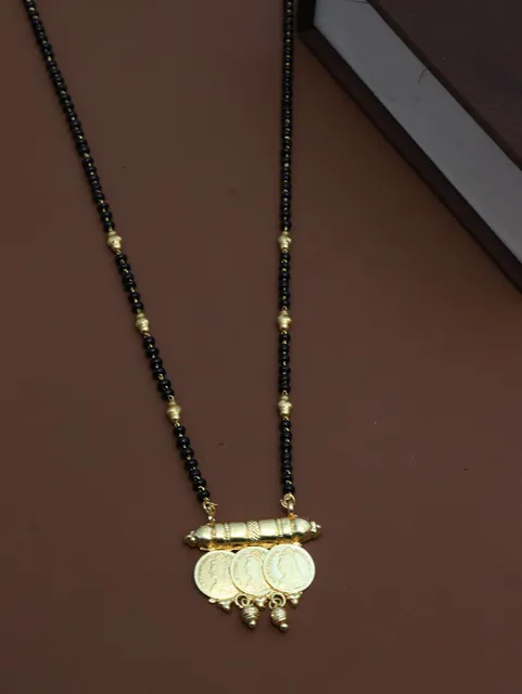 Traditional Single Line Mangalsutra in Gold finish - M460