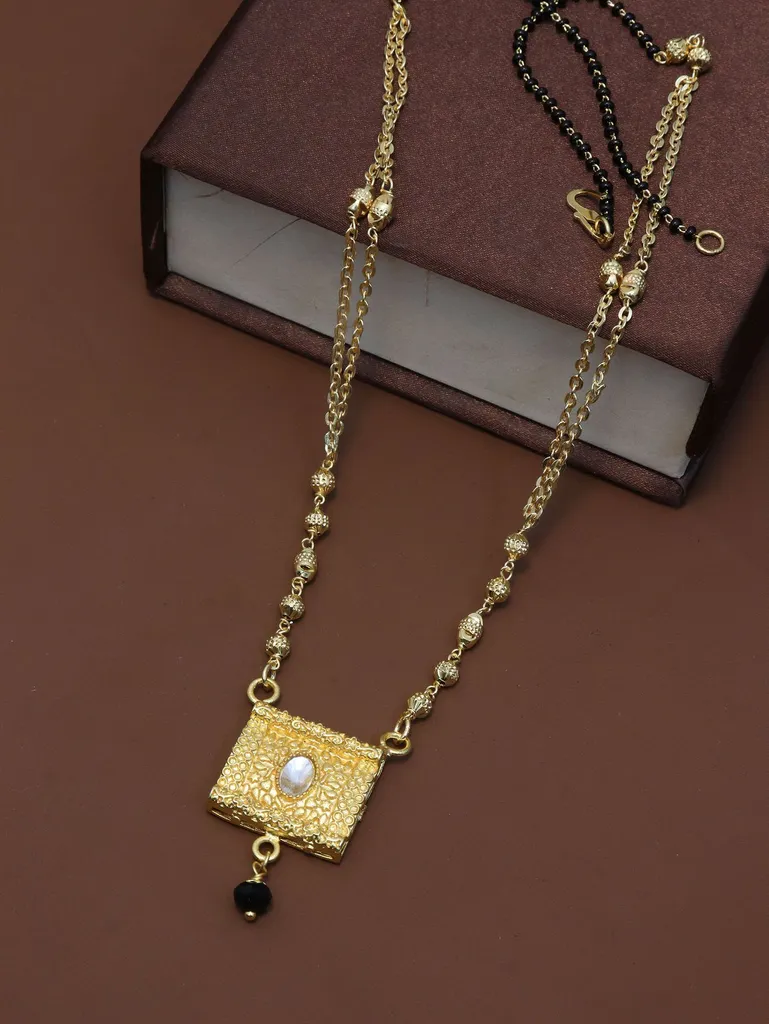 Traditional Double Line Mangalsutra in Gold finish - M830