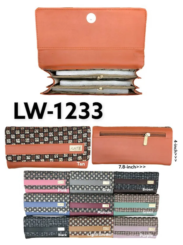 Ladies Wallet in Assorted color - LW-1233