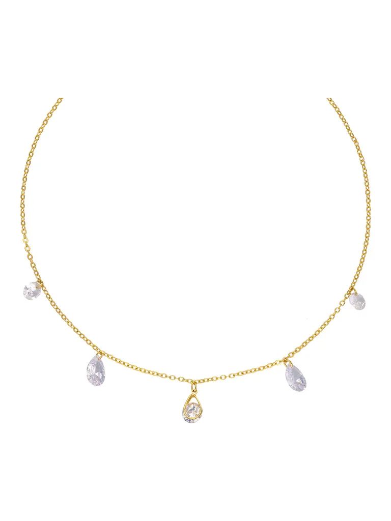 Western Necklace in Gold finish - CNB15241