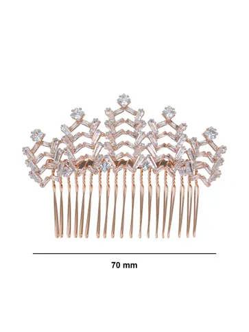 Fancy Comb in Rose Gold finish - PARK48RG
