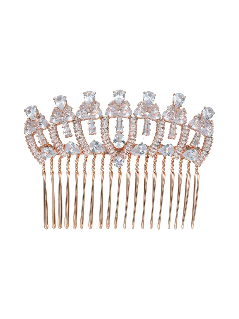 Fancy Comb in Rose Gold finish - PARK52RG