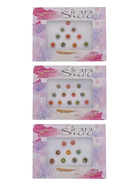 Traditional Bindis in Assorted color - DAR00135