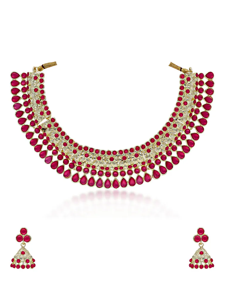 Antique Necklace Set in Gold finish - 99317RP