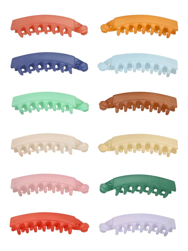 Plain Banana Clip in Assorted color - BYB54L